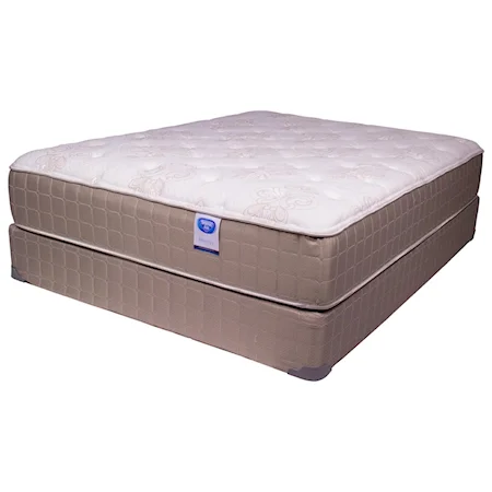 Twin 13" Plush Mattress and 9" Wood Foundation